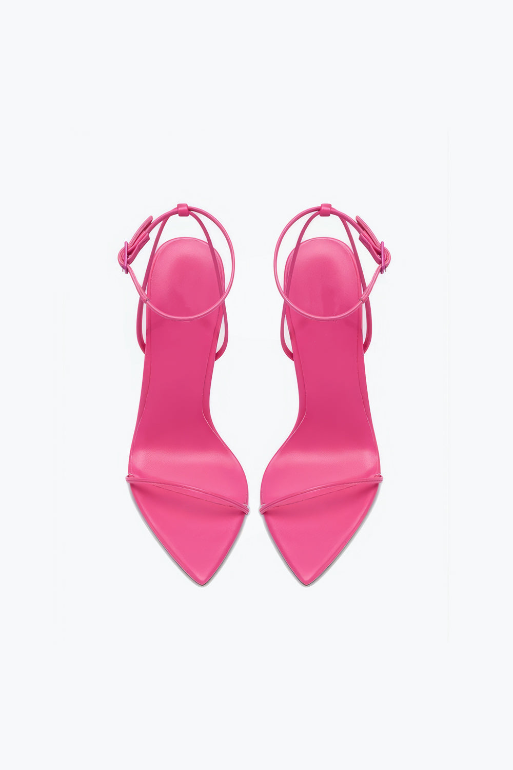 Minimal Strap High Heel Sandals - Pink