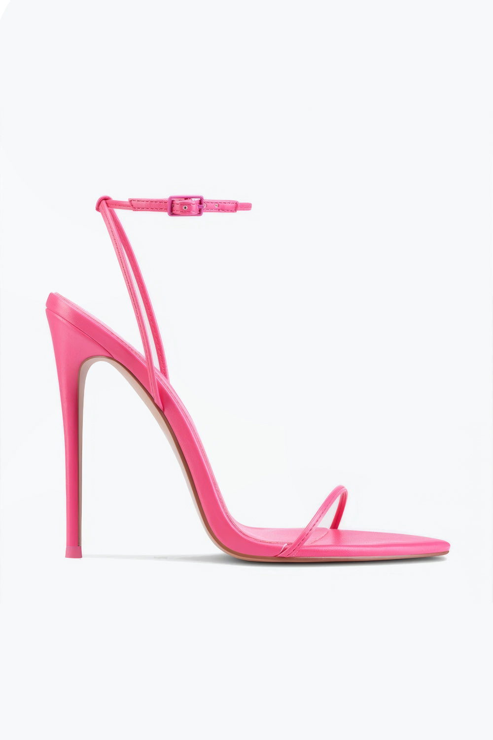 Minimal Strap High Heel Sandals - Pink
