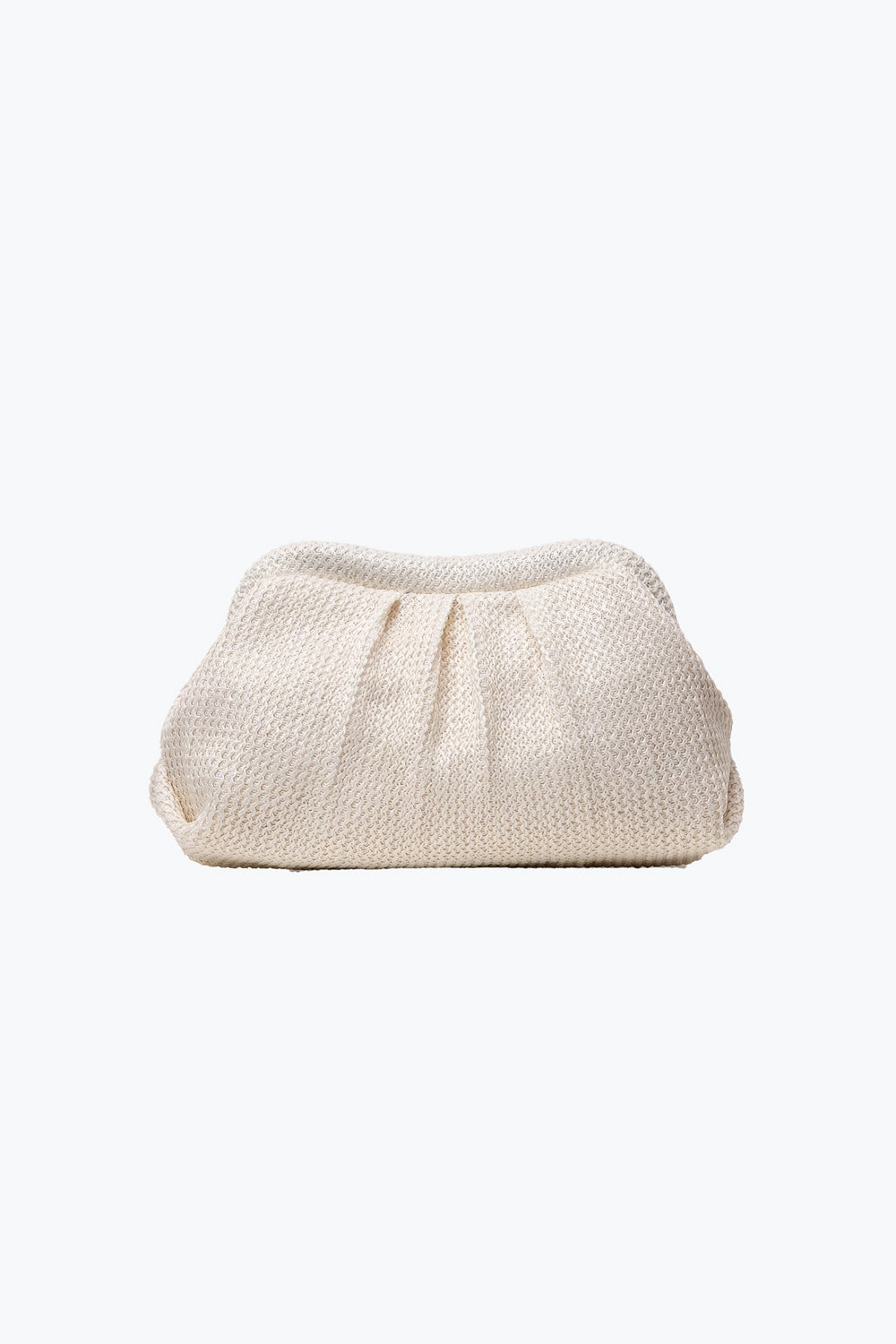 Woven Frame Clutch Bag