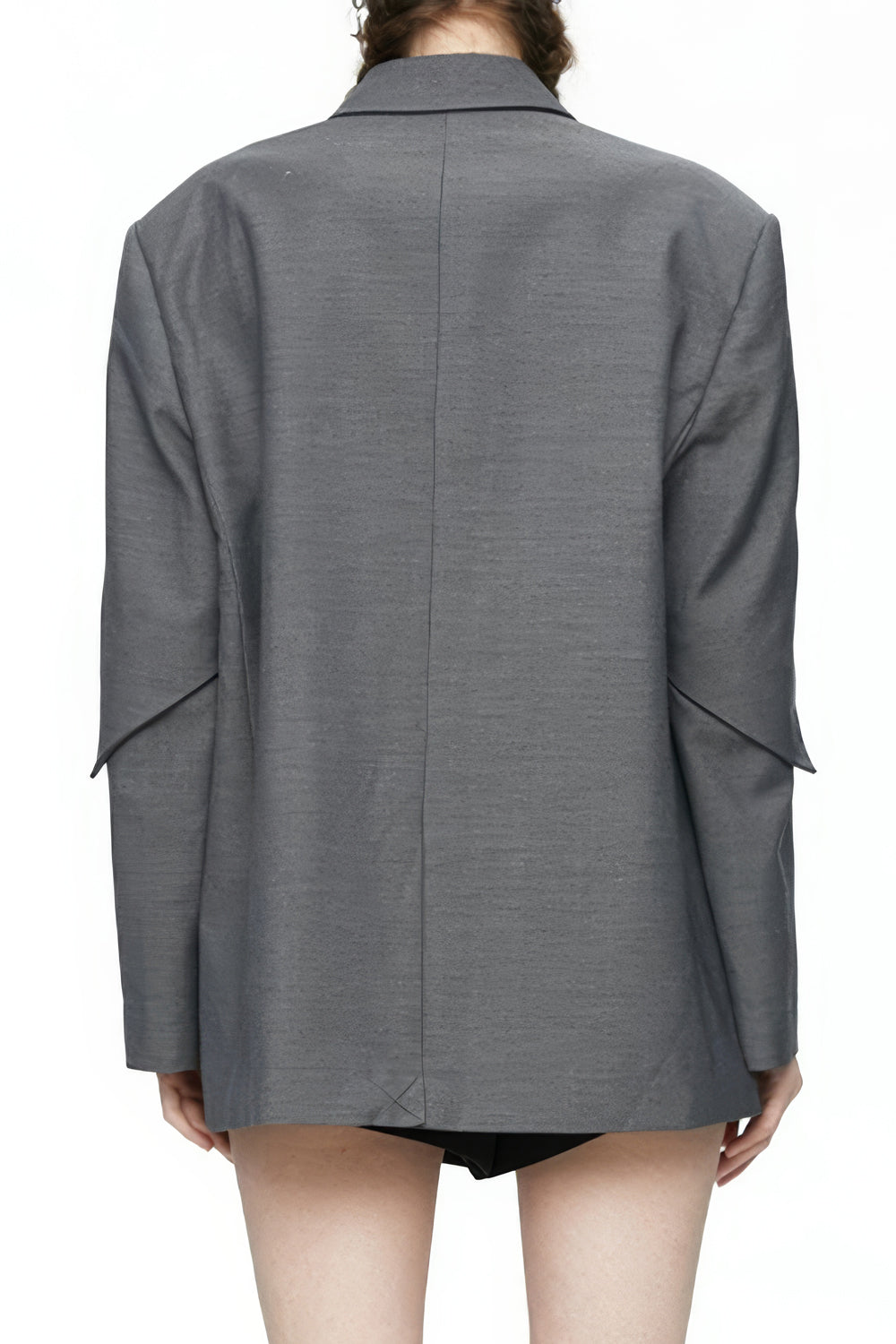 Embellished Cut-Out Sleeve Blazer
