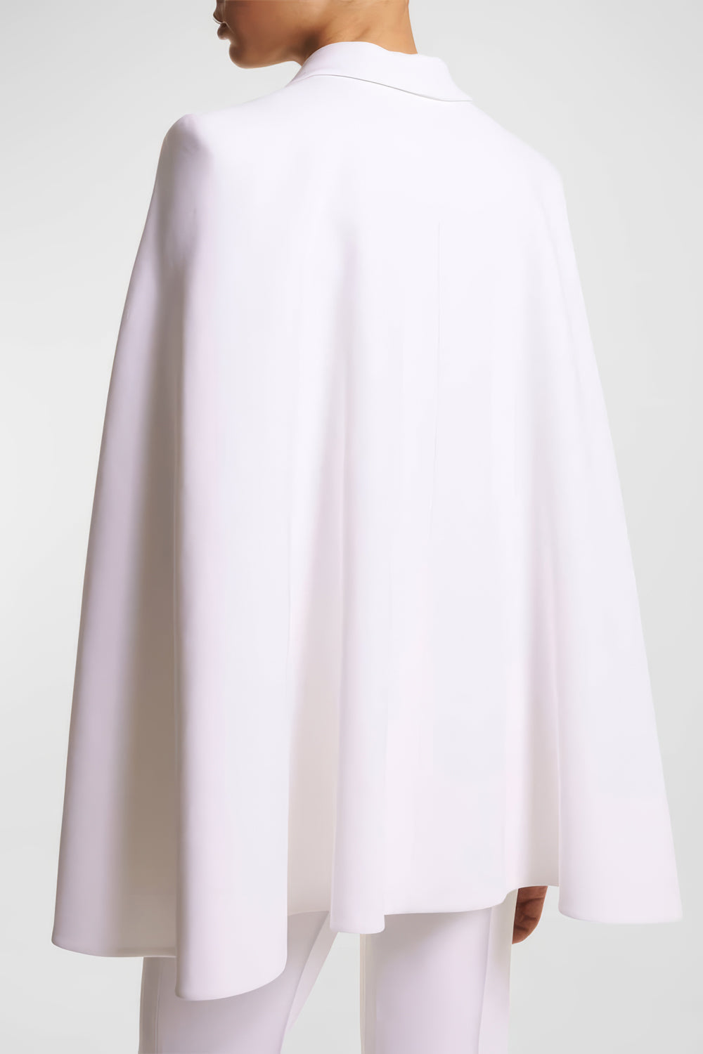 Double-Breasted Cape Blazer