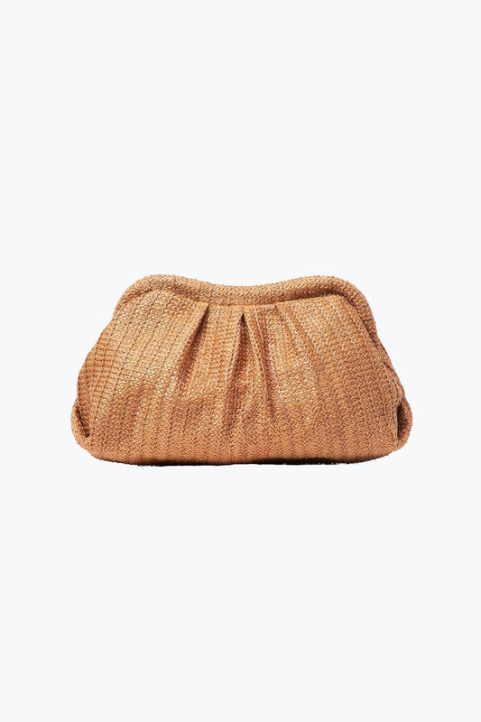 Woven Frame Clutch Bag
