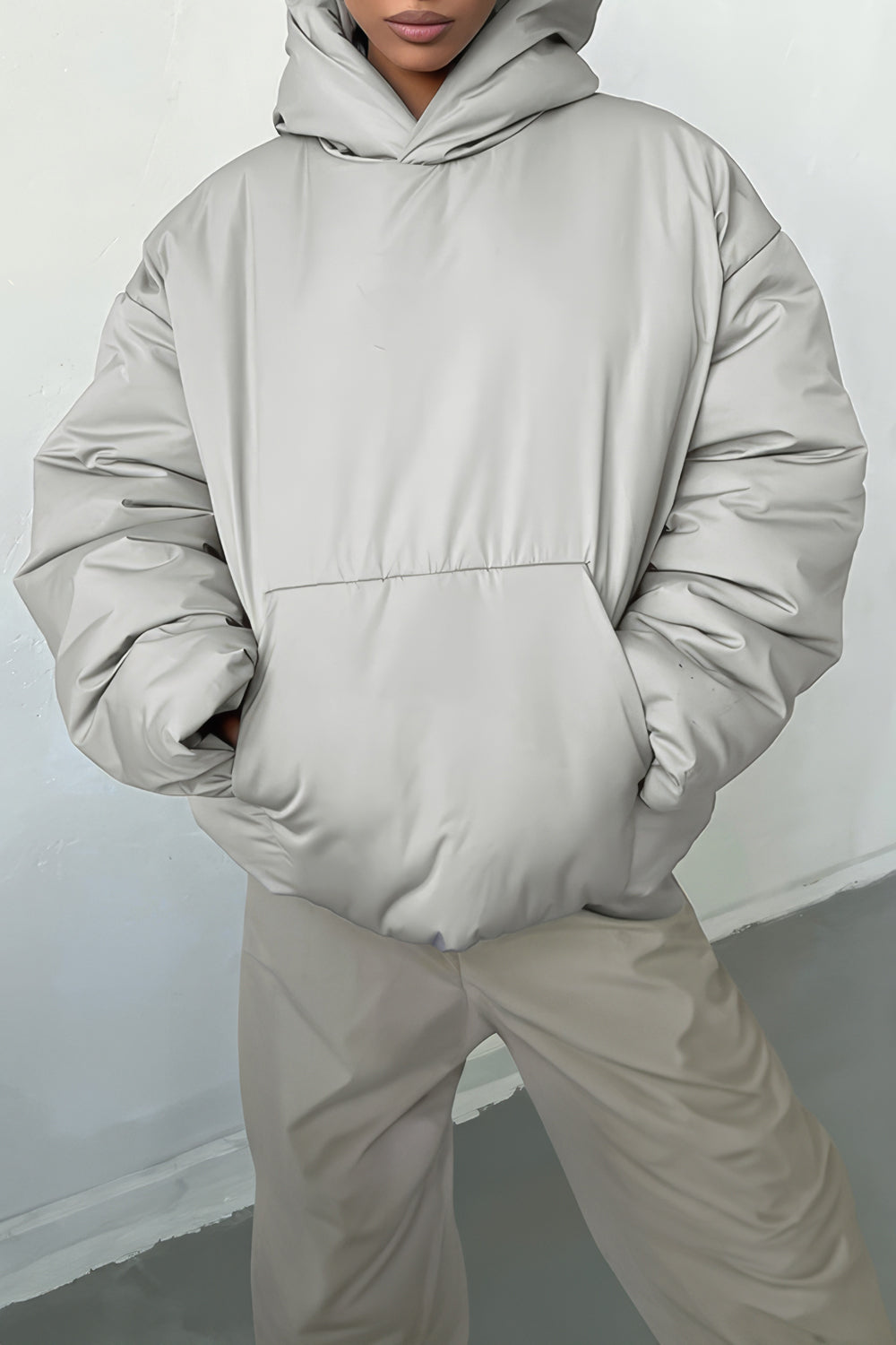 Puffy Hooded Jacket