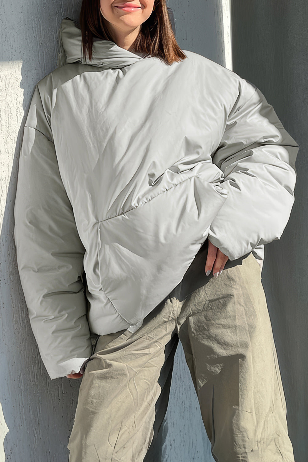 Puffy Hooded Jacket