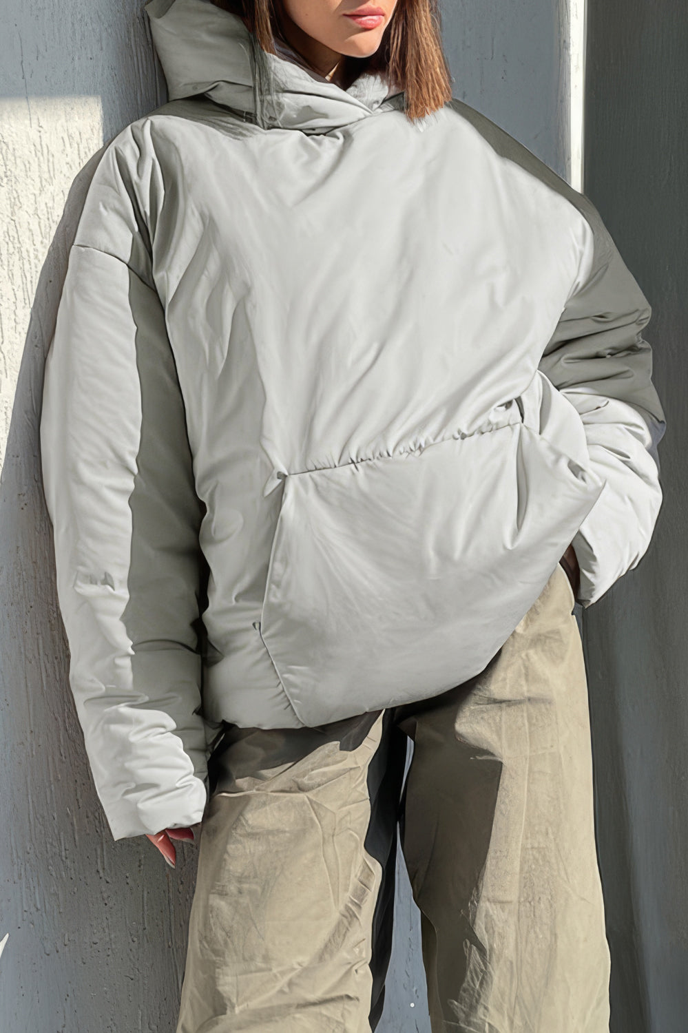Puffy Hooded Jacket