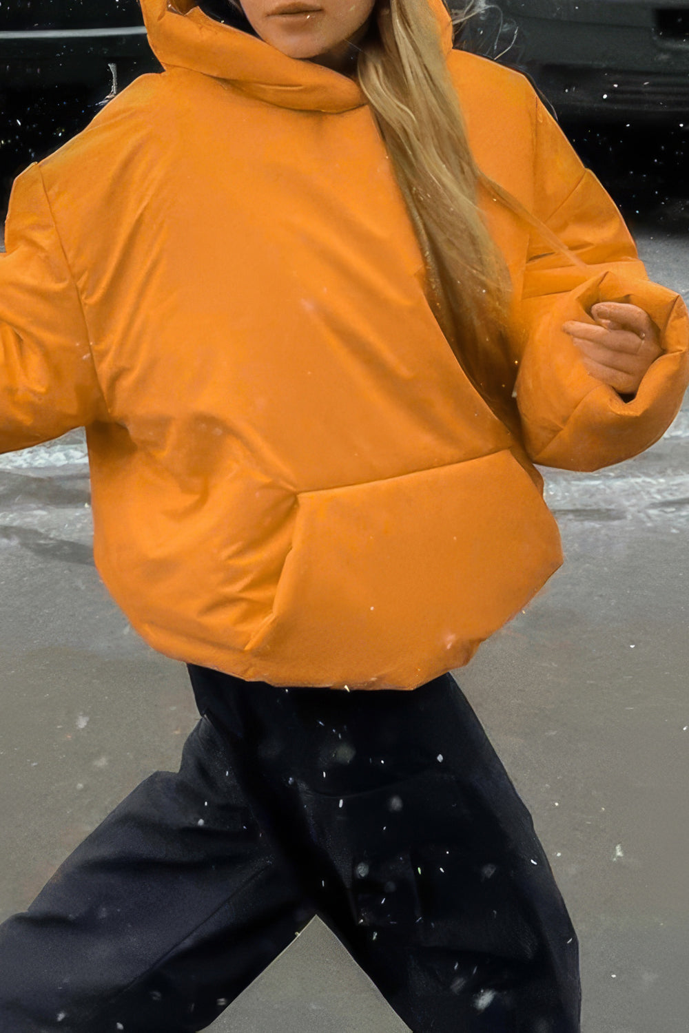 Puffy Hooded Jacket