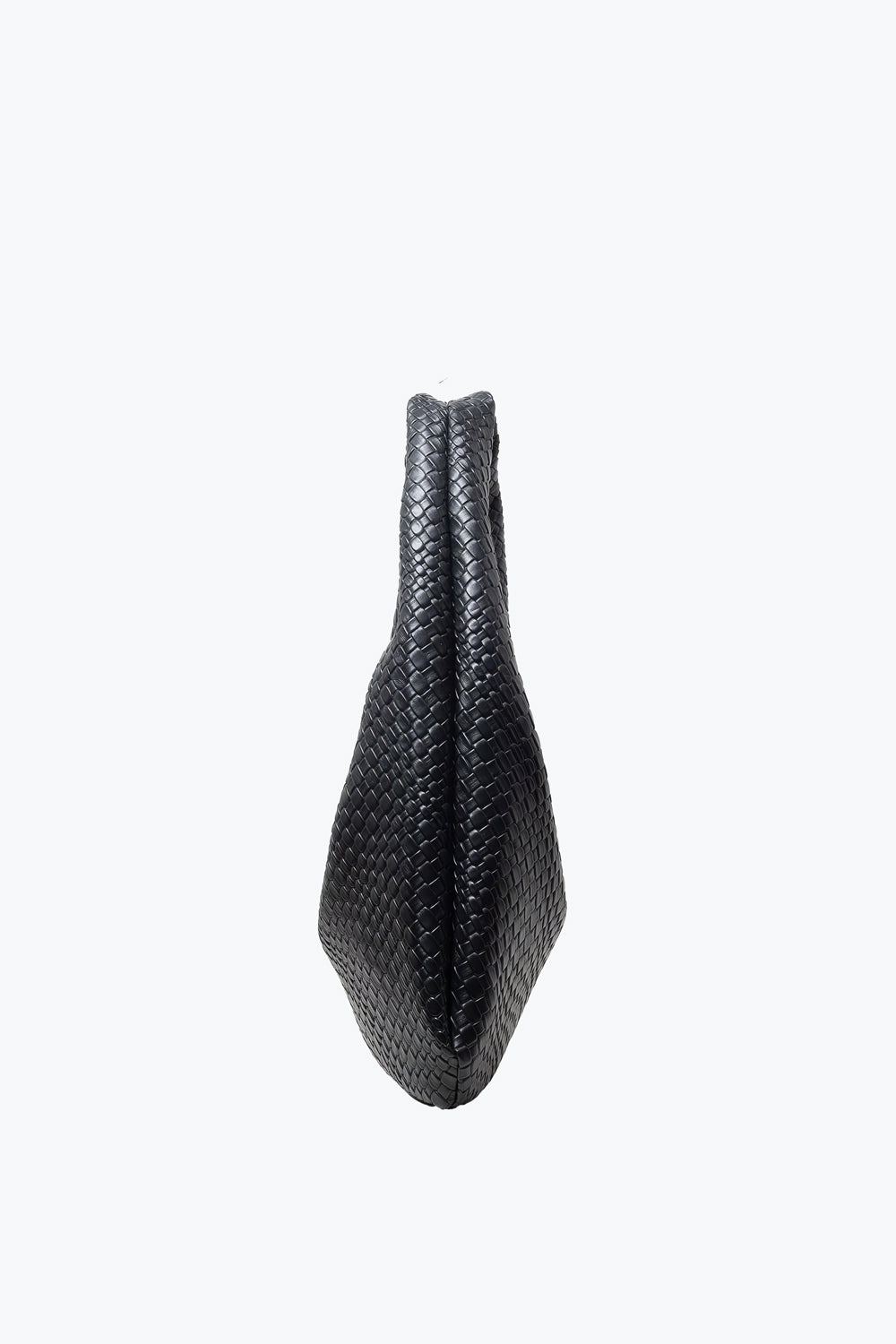Textured Hobo Shoulder Bag with Rounded Handle