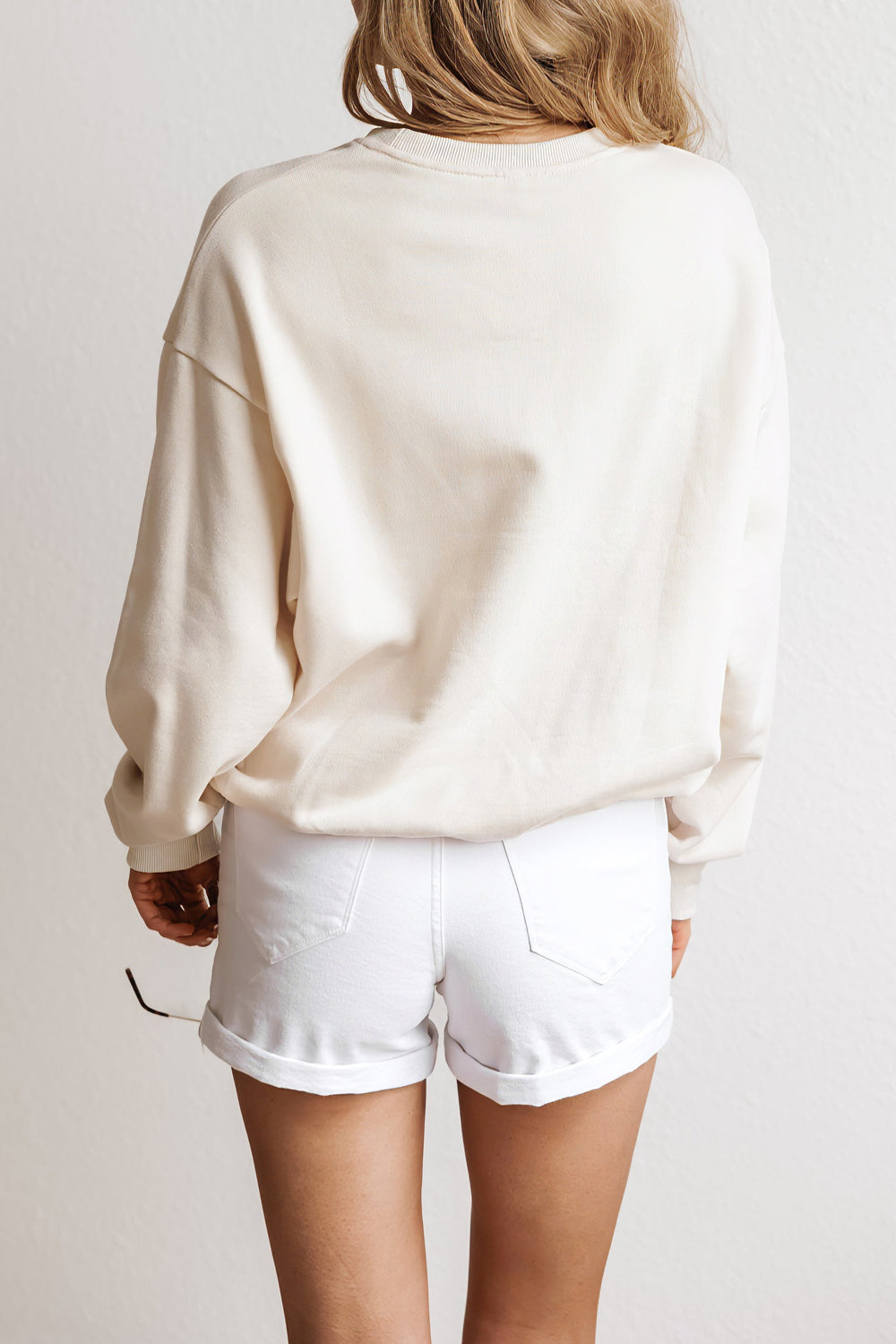 Casual Bowknot Pullover Sweatshirt
