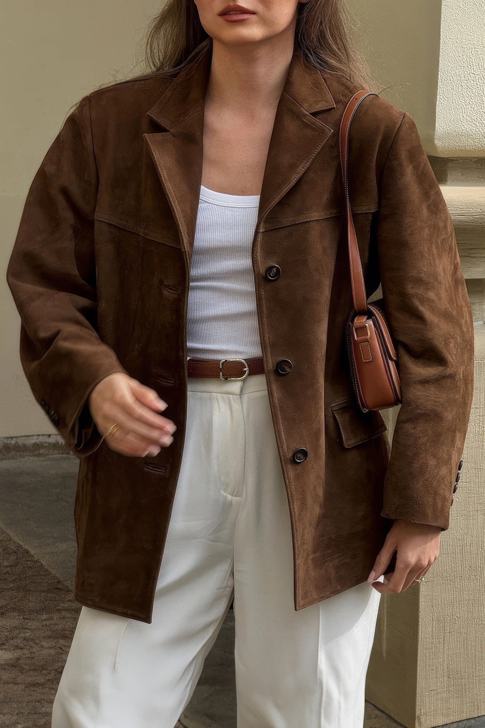 Oversized Buttoned Jacket