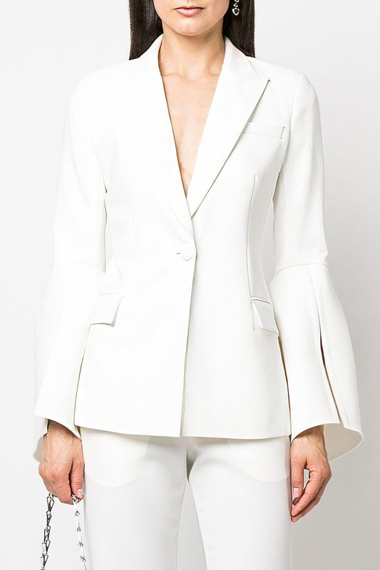 Flared Sleeve Tailored Blazer