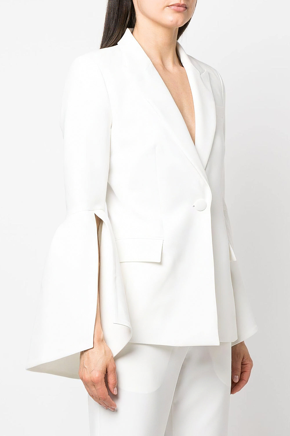 Flared Sleeve Tailored Blazer