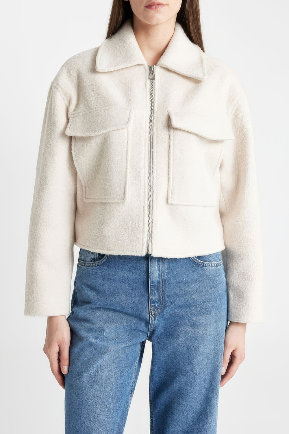 Structured Zip-Front Jacket