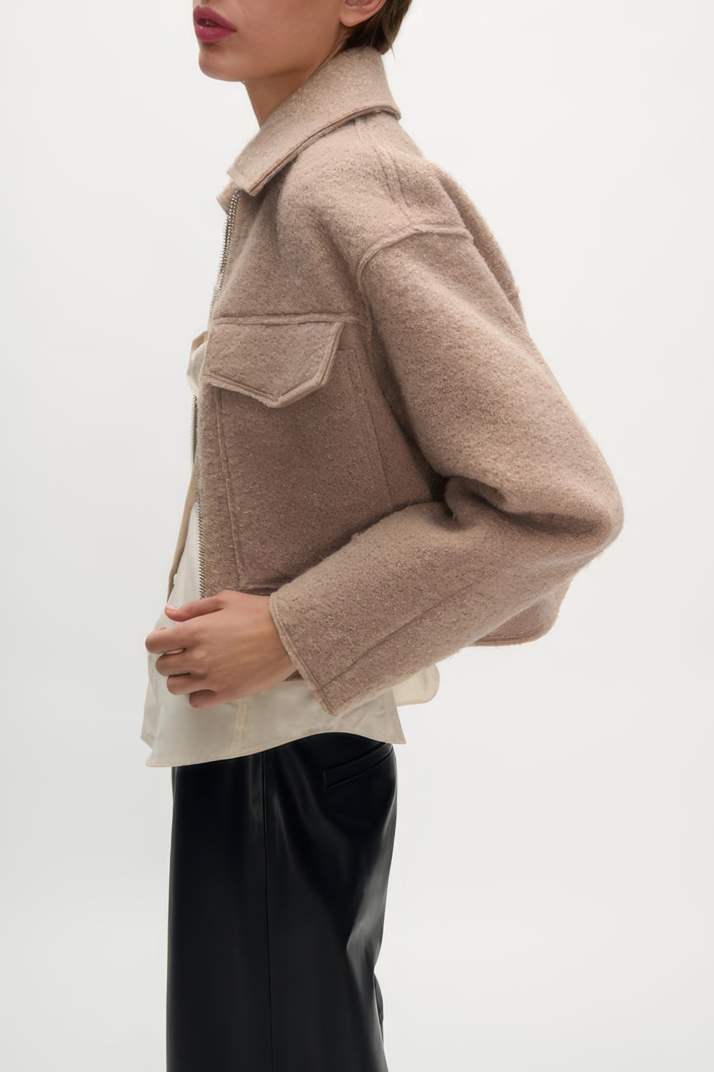 Structured Zip-Front Jacket