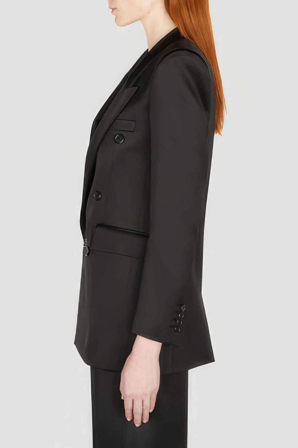 Double-Breasted Structured Blazer