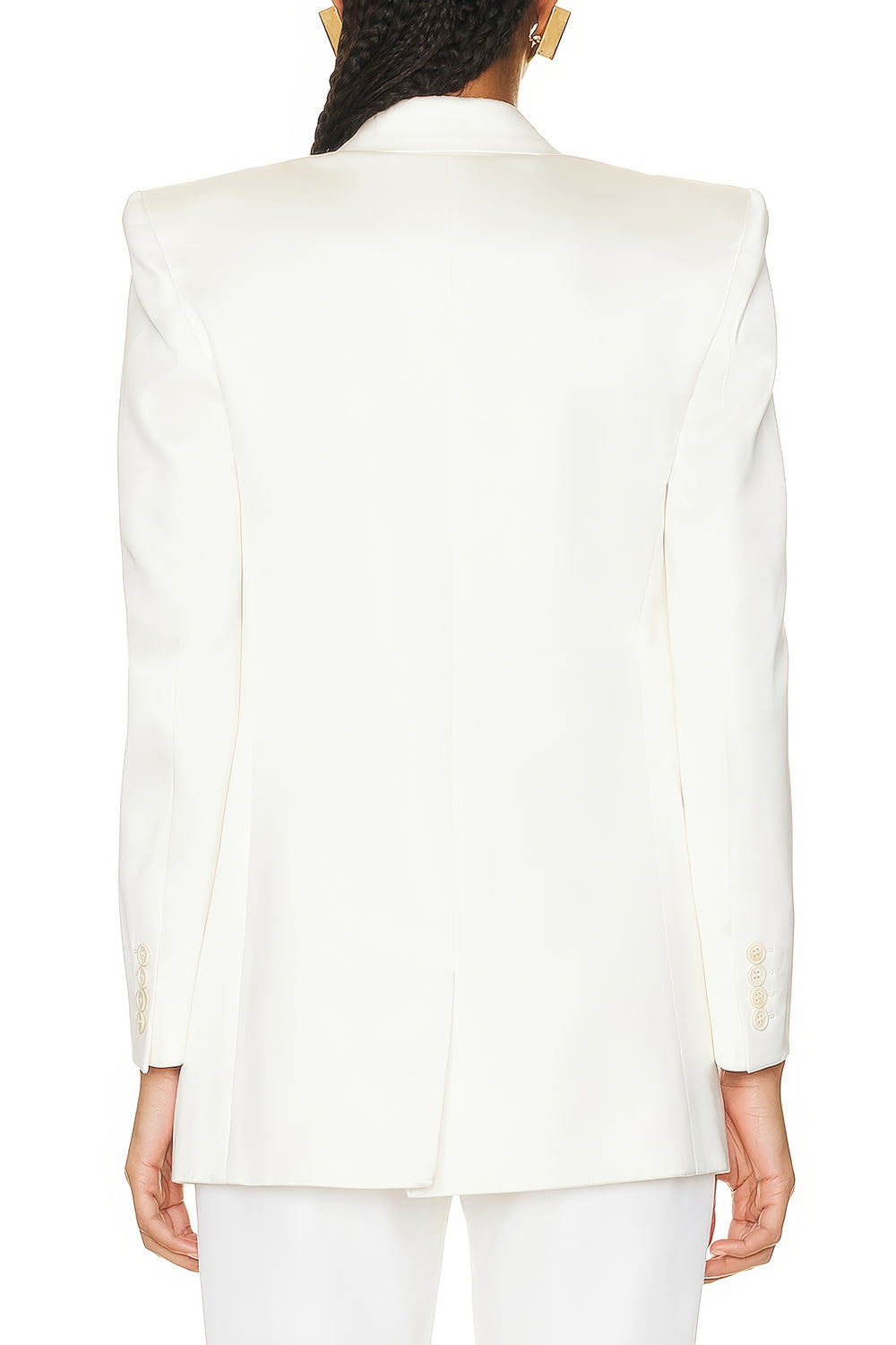 Double-Breasted Structured Blazer
