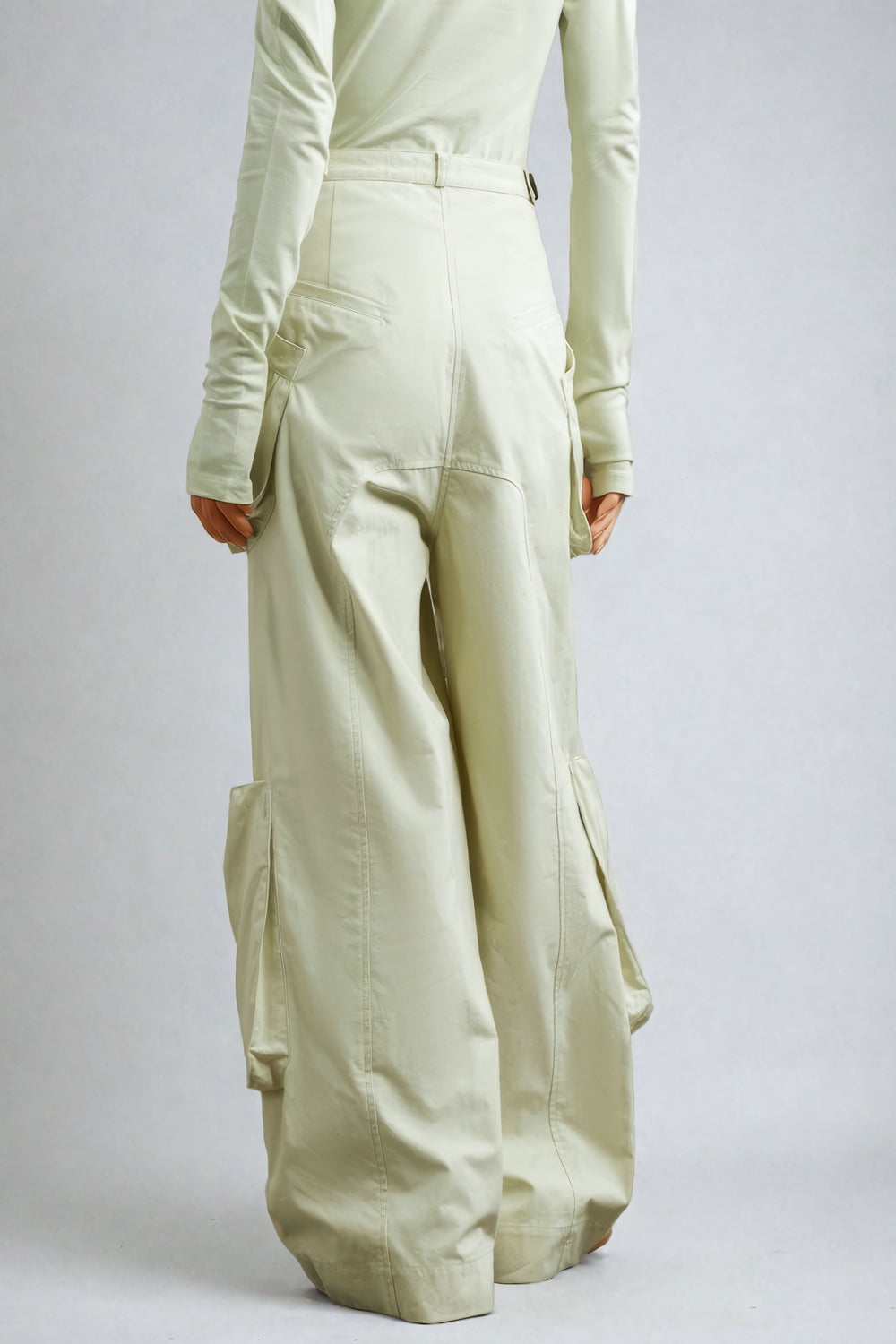 Two-Piece Set with Zip-Up Hoodie and Cargo Trousers - Beige