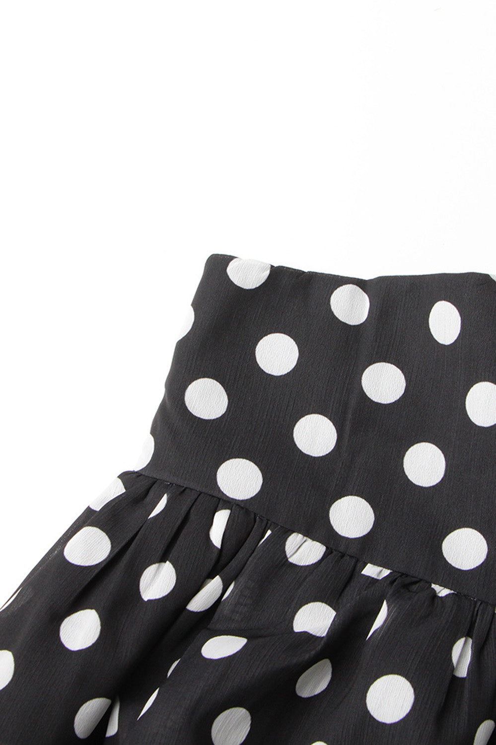 Polka Dot 2-Piece Set - Black