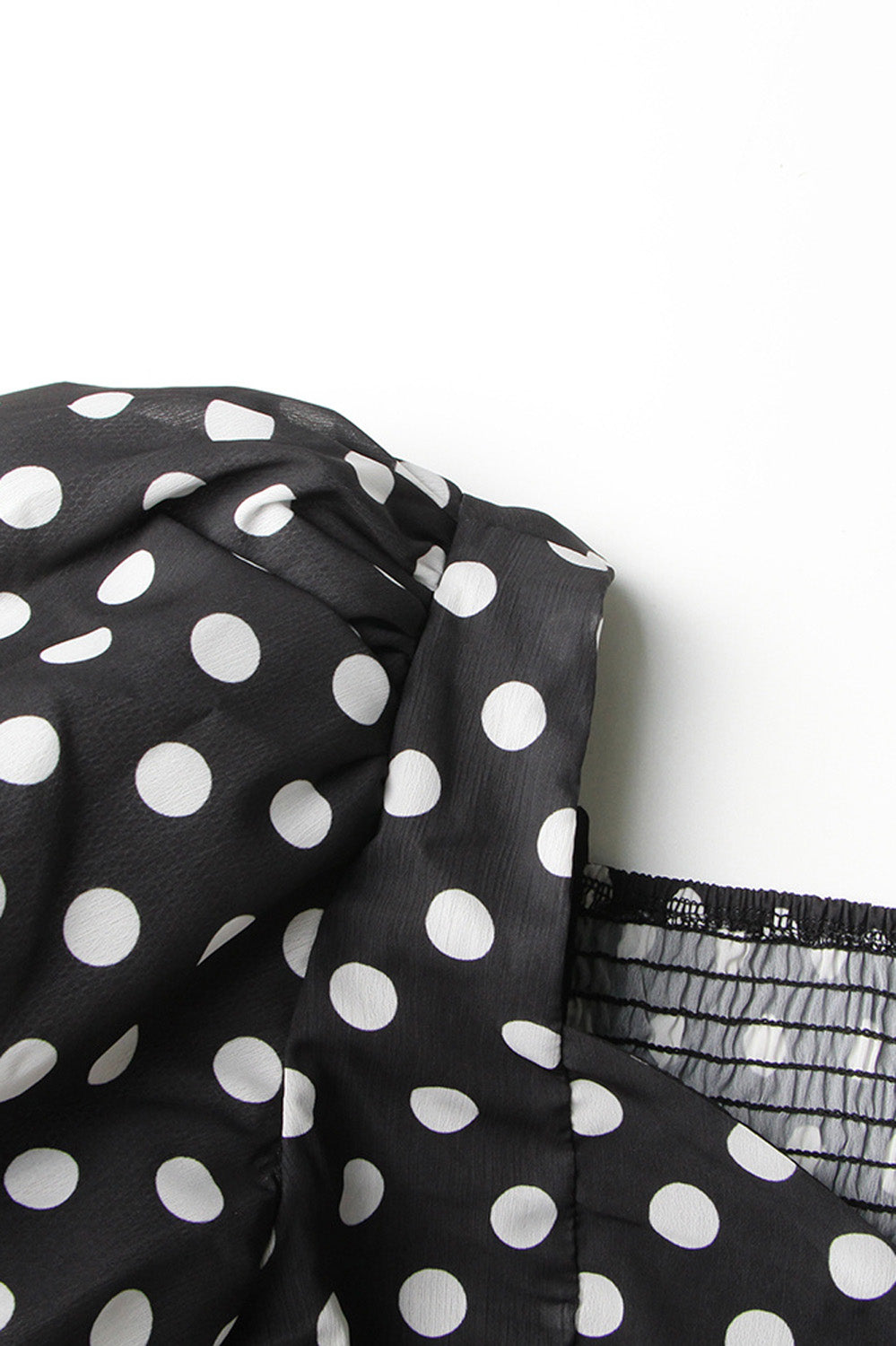 Polka Dot 2-Piece Set - Black