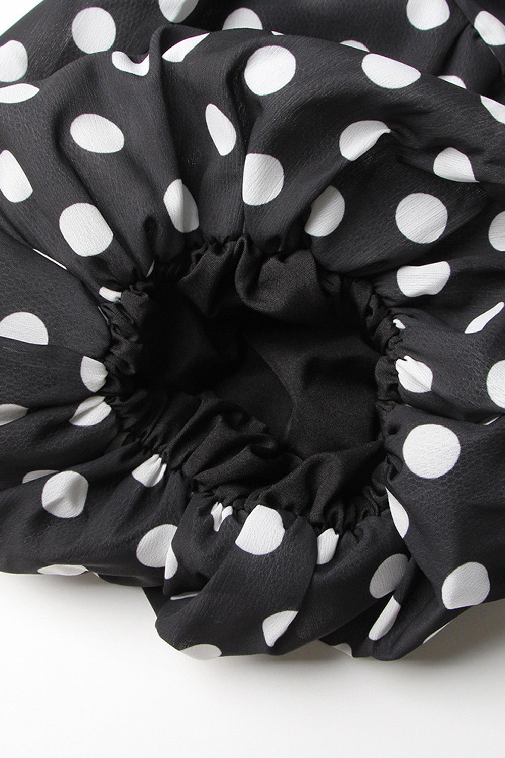 Polka Dot 2-Piece Set - Black