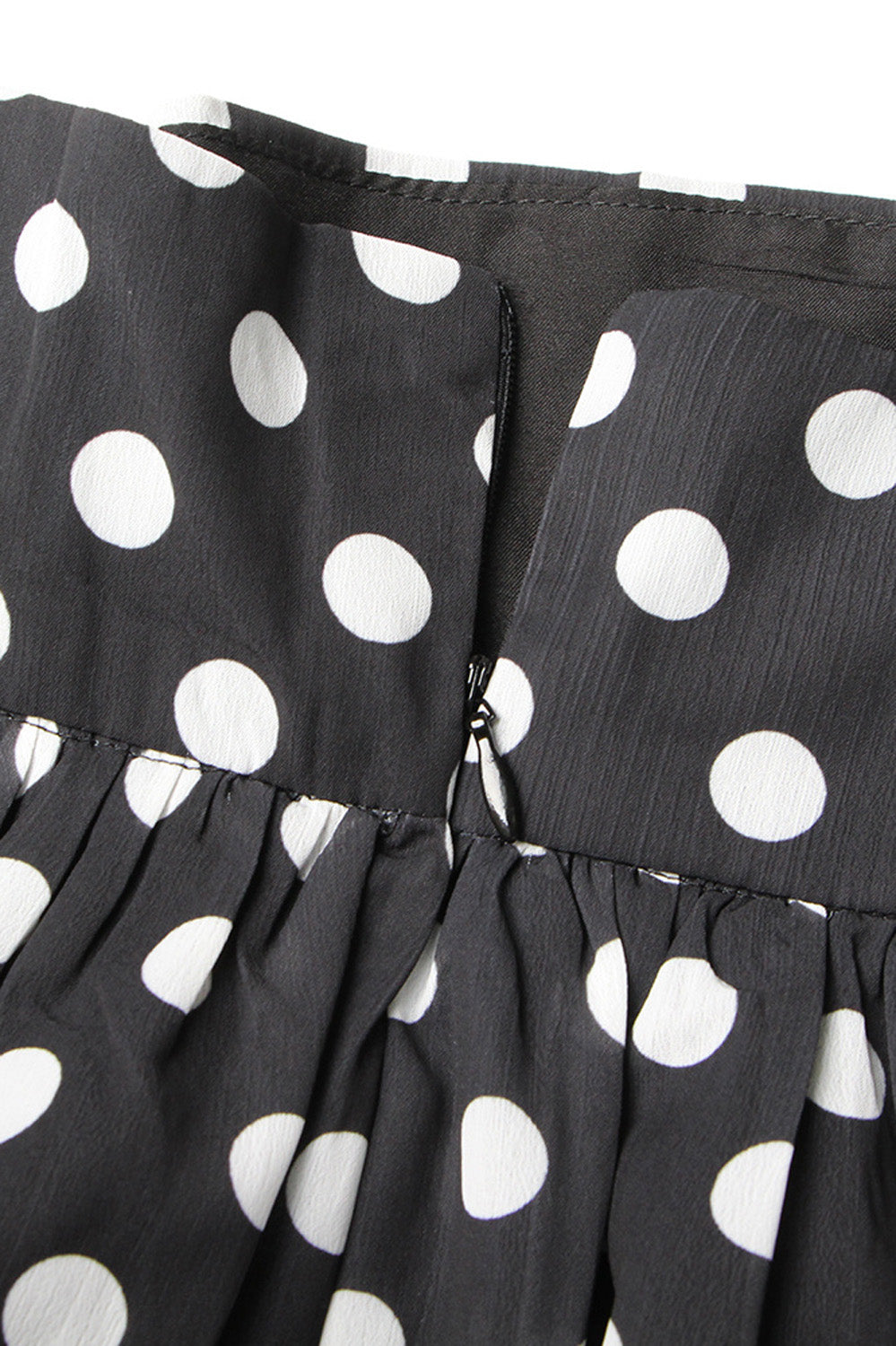 Polka Dot 2-Piece Set - Black