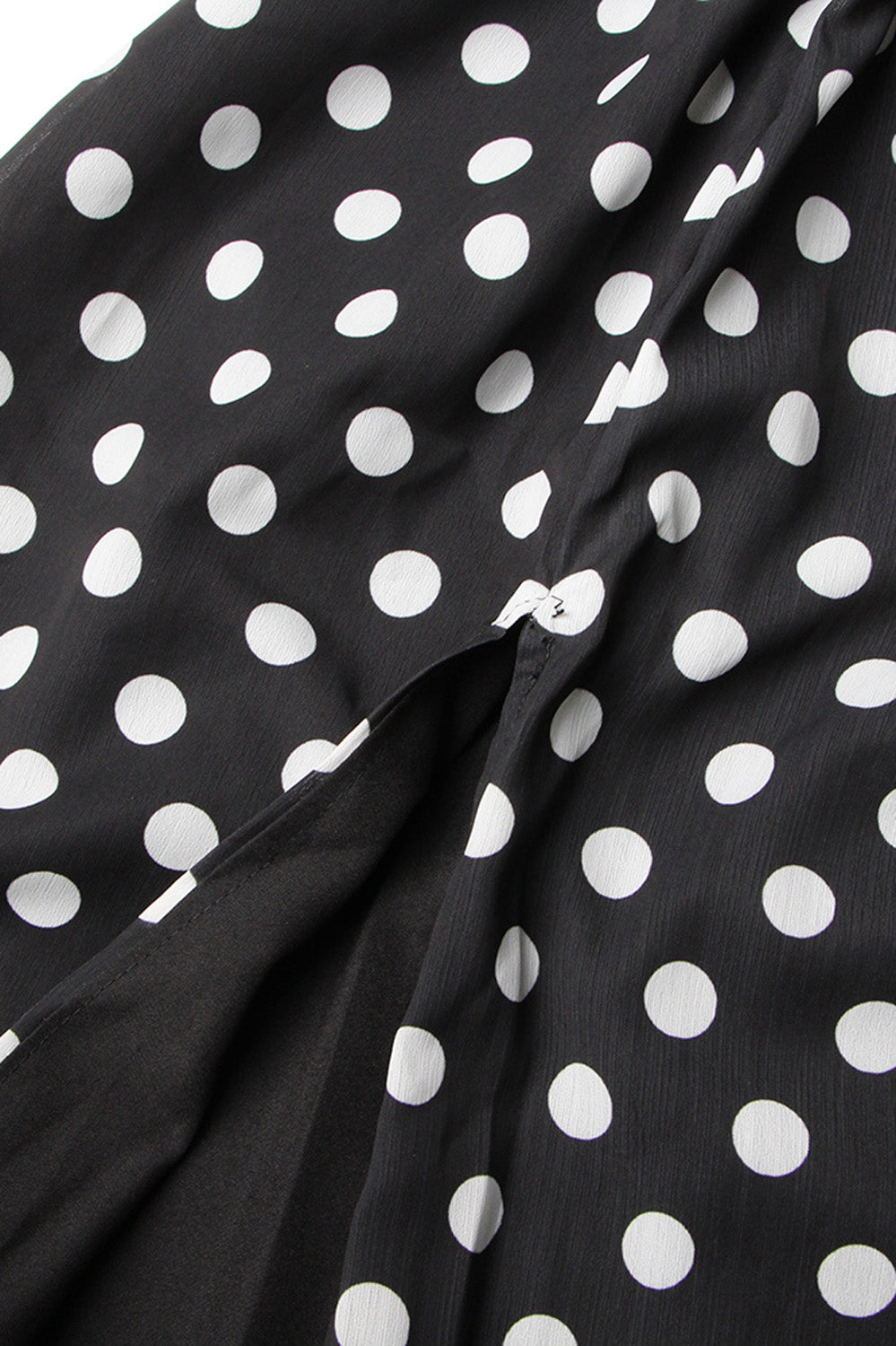 Polka Dot 2-Piece Set - Black