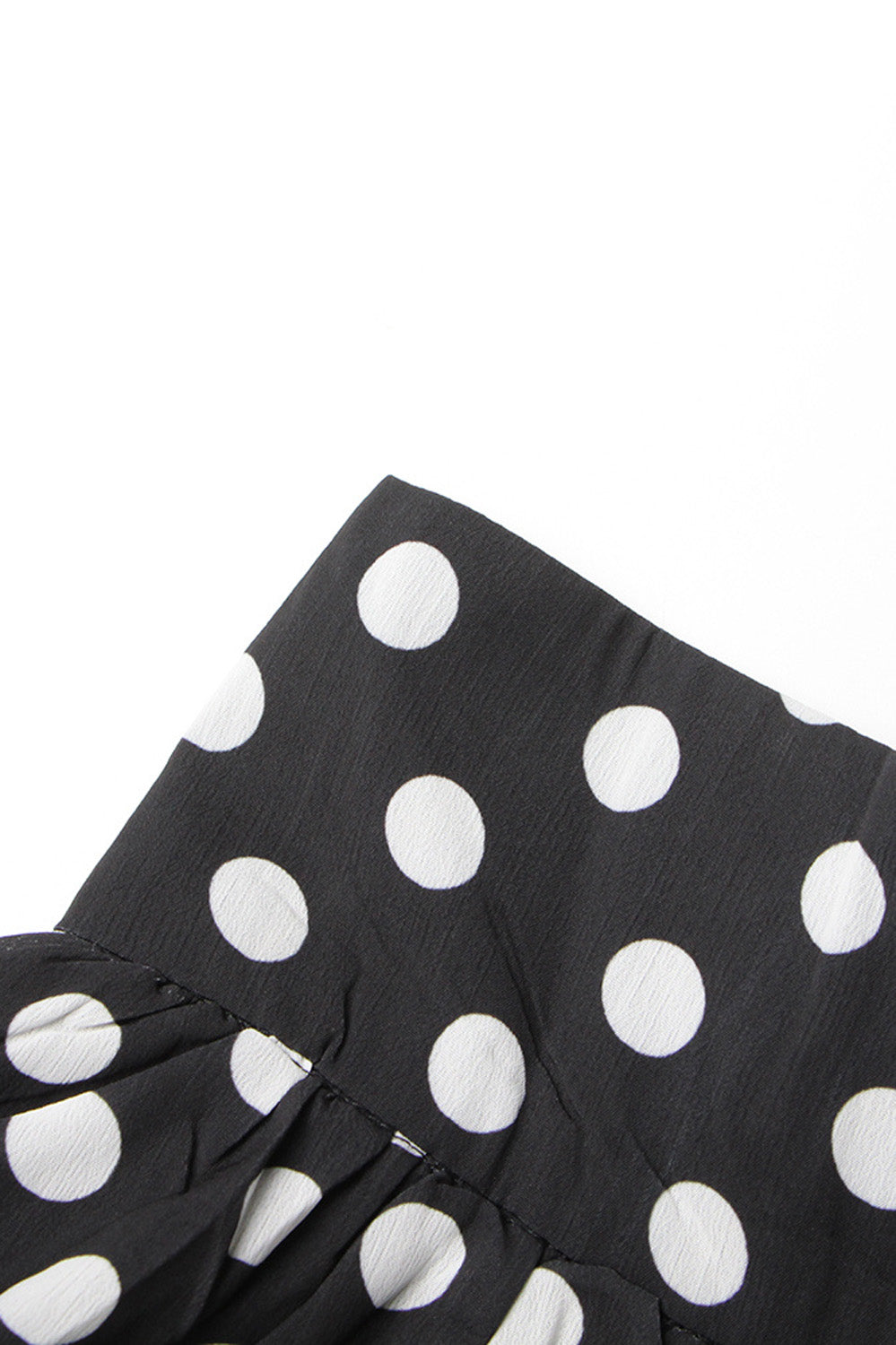 Polka Dot 2-Piece Set - Black